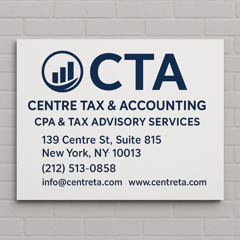 Trustworthy CPA firm in Chinatown—expert tax prep, bookkeeping, and financial advice to help maximize returns and simplify your filings. Call (212) 513‑0858 or email info@centreta.com to schedule a consultation.