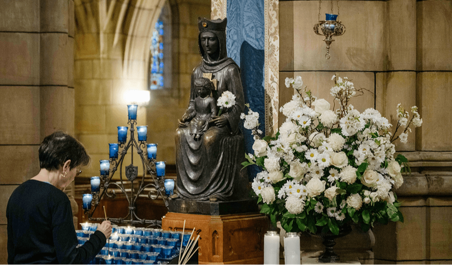 Saturday, July 26, 2025, 2:00 PM. Shrine Prayers (Intercessions) and Mass at noon on Mondays through Saturdays we offer audio webcasts of Shrine Prayers at Our Lady of Fifth Avenue prior to a celebration of the Holy Eucharist in the Lady Chapel. We invite you to join us in worship by making an act of spiritual communion, sending us a prayer request, or by purchasing a candle to be lit at the shrine. Holy Eucharist, Rite I Celebrant Mo. Lee-Peete Lesson Sirach 44:1, 8, 10-15 The Holy Gospel Matthew 13:16-17 Saturday, July 26, 2025. The Parents of the Blessed Virgin Mary 12:00 PM | The Lady Chapel